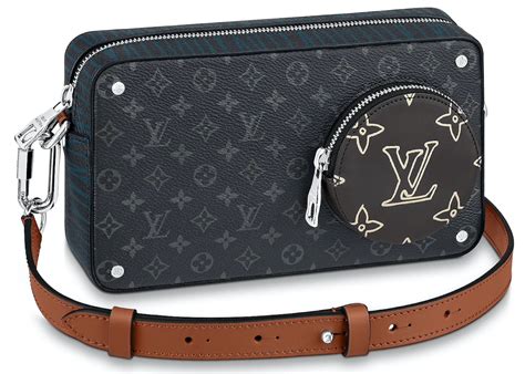 Louis Vuitton Volga On Strap Monogram Eclipse Patchwork 